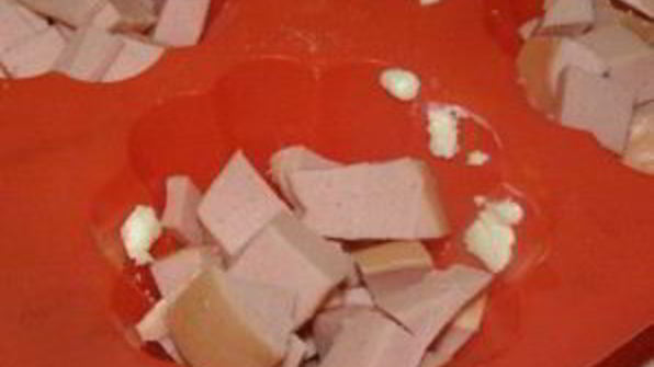 омлет с сосиской и сыром