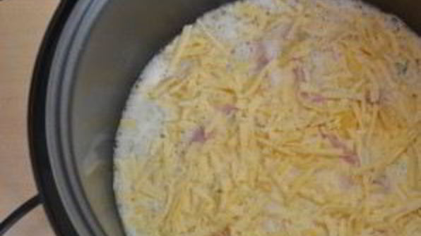 омлет с ветчиной в мультиварке