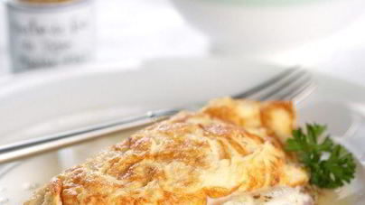 Омлет с ветчиной