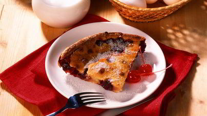 Омлет с вишней