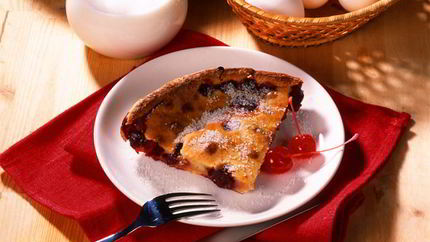 Омлет с вишней