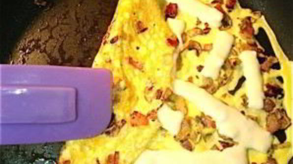 омлет со сливками