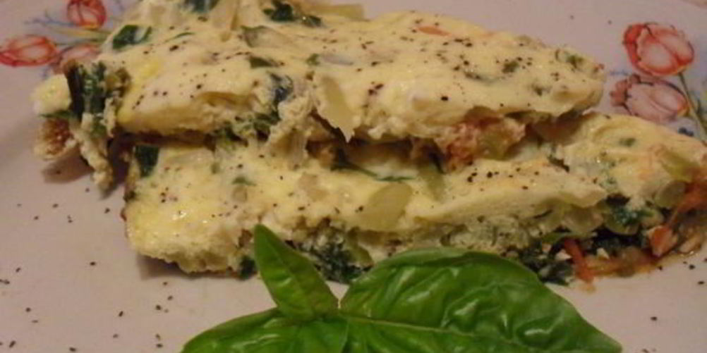 Рецепт омлет со спаржевой фасолью