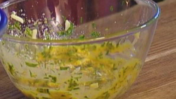 омлет-суфле с петрушкой, укропом и тархуном