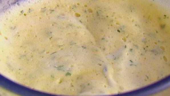 омлет-суфле с петрушкой, укропом и тархуном