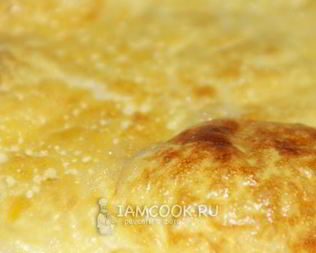 Омлет в духовке с молоком