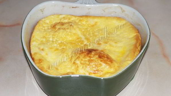 омлет в духовке с молоком