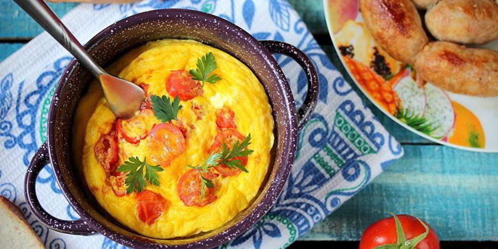 Рецепт омлет в кружке в микроволновке