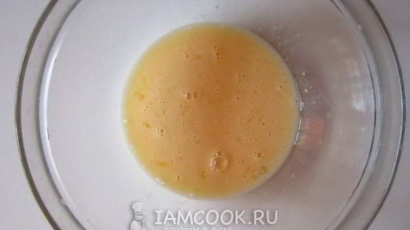 сладкий омлет с манной крупой