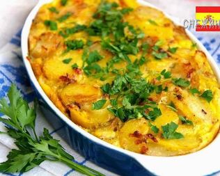 Тортилья запеченная — испанский омлет