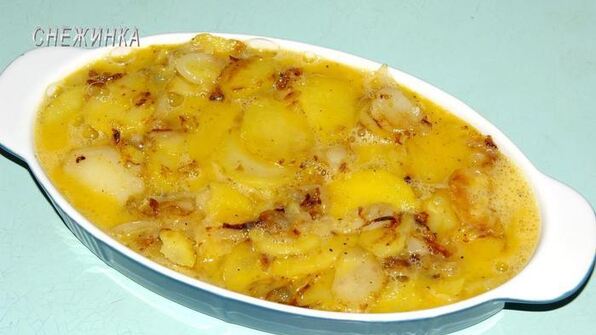 тортилья запеченная — испанский омлет