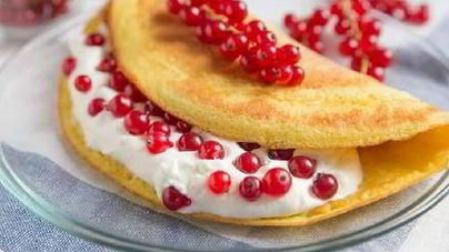 Утренний сладкий омлет