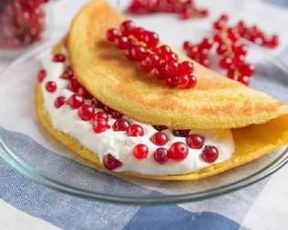 Утренний сладкий омлет