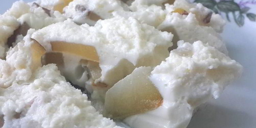 Рецепт вареный омлет с грушей нежные вершины