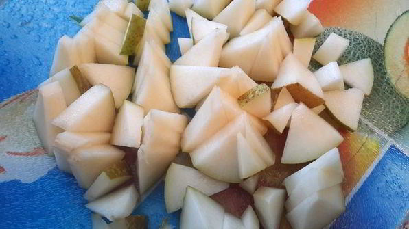 вареный омлет с грушей нежные вершины