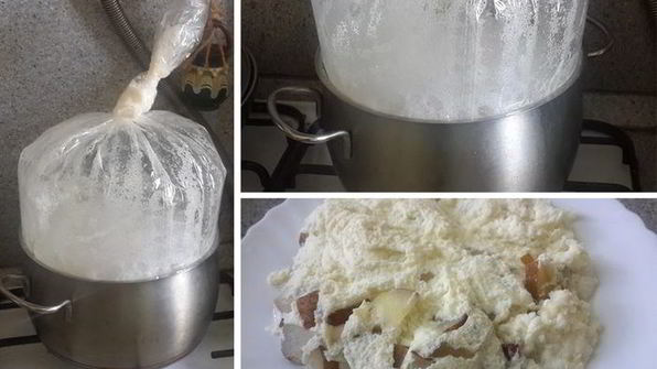 вареный омлет с грушей нежные вершины