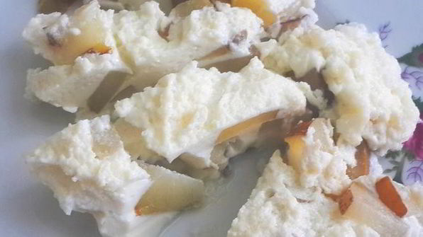 вареный омлет с грушей нежные вершины