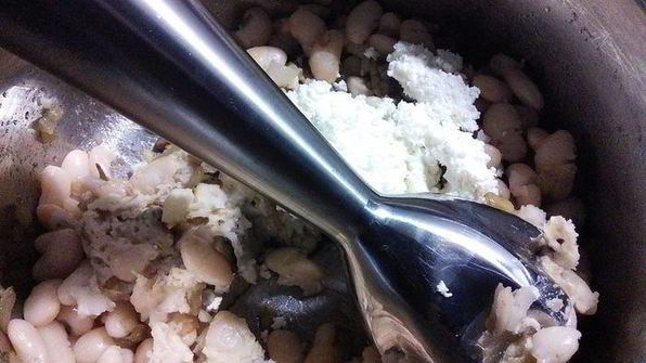 фасолевый паштет с грибами