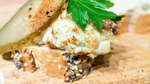 фасолевый паштет с грибами