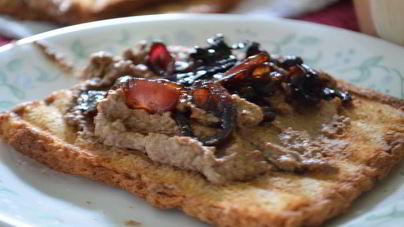 Куриный паштет с бальзамическим луком