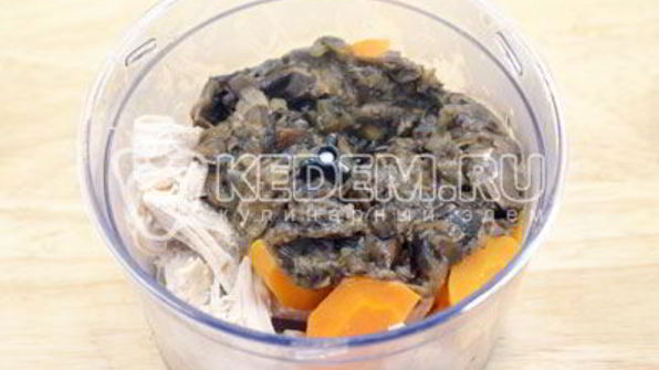 куриный паштет с грибами