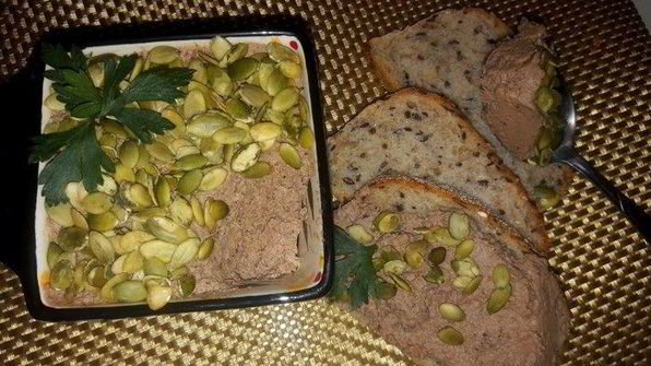 нежный паштет с отрубями