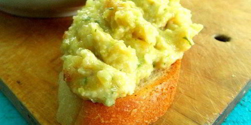 Рецепт паштет-дип из кабачков с брынзой