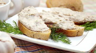 Паштет из белой фасоли