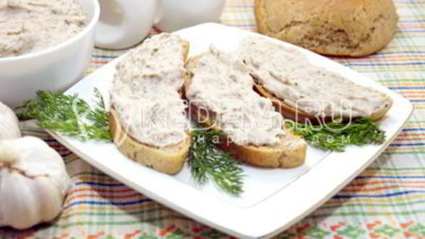 паштет из белой фасоли