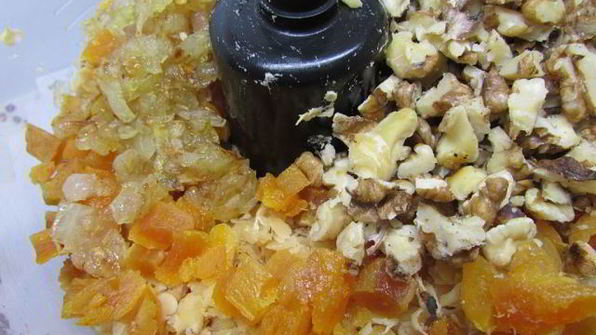 паштет из чечевицы с курагой