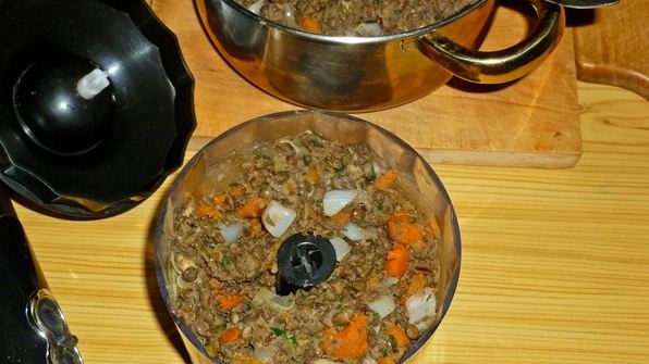 паштет из чечевицы с морковью