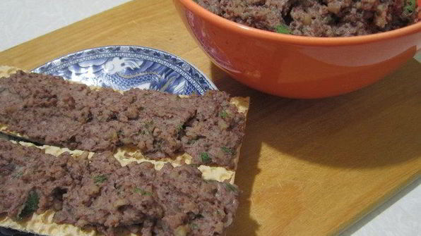 паштет из фасоли с булгуром