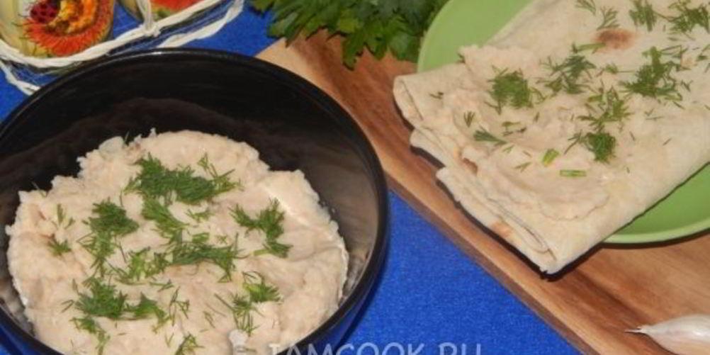 Рецепт паштет из фасоли с кунжутом