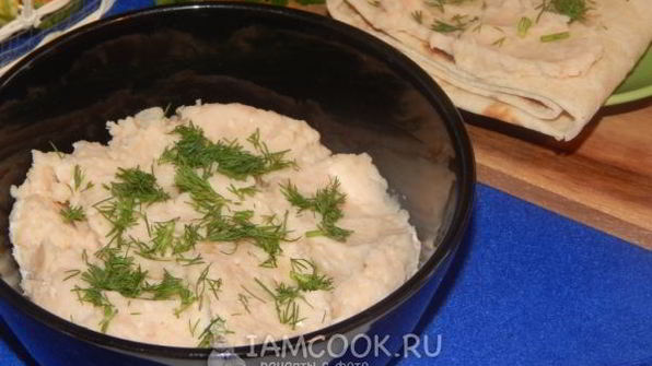 паштет из фасоли с кунжутом