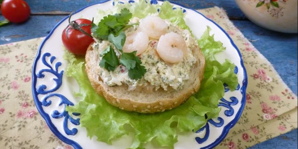 Рецепт паштет из креветок с укропом