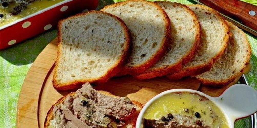 Рецепт паштет из куриной печени с кальвадосом
