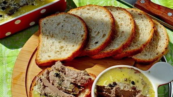 паштет из куриной печени с кальвадосом