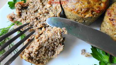 Паштет из куриных субпродуктов во французском стиле