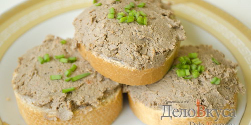 Рецепт паштет из печени