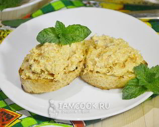 Паштет из сельди с морковью и плавленным сыром