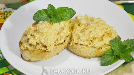 Паштет из сельди с морковью и плавленным сыром