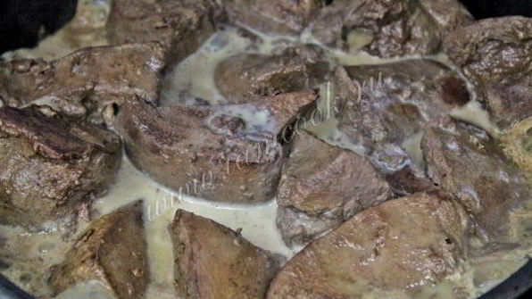 паштет из свиной печени с маслом и сливками