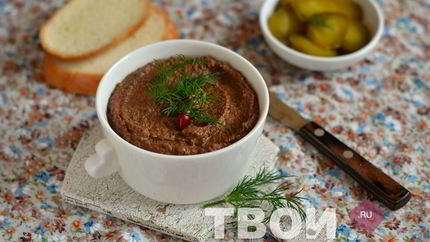 Паштет из свиной печени