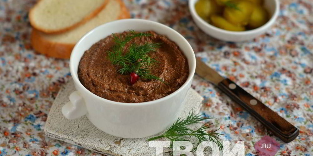 Рецепт паштет из свиной печени