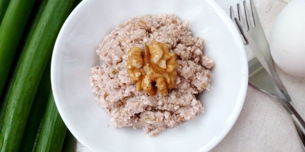 Рецепт паштет из вареных яиц и орехов