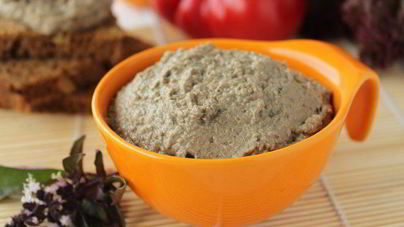 Паштет печеночный с баклажаном