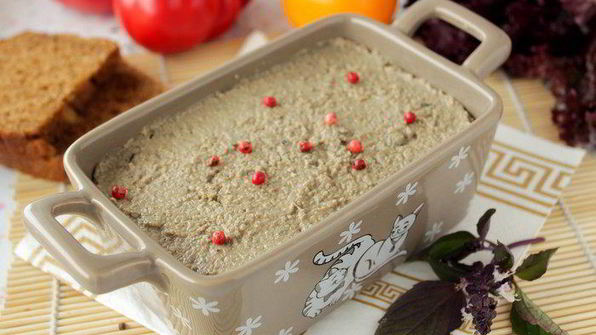 паштет печеночный с баклажаном