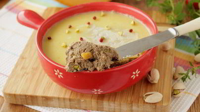 Паштет с тыквой и фисташками