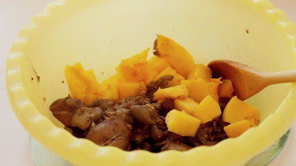 паштет с тыквой и фисташками