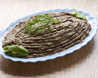 Печеночный паштет с грибами